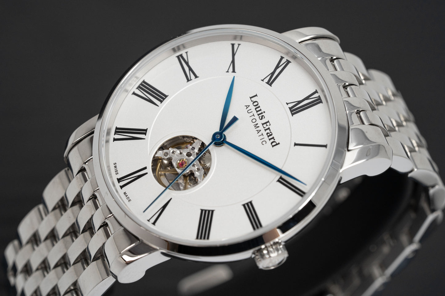 Louis Erard Watch Men's Automatic Excellence Open Balance White 62233AA10.BMA35