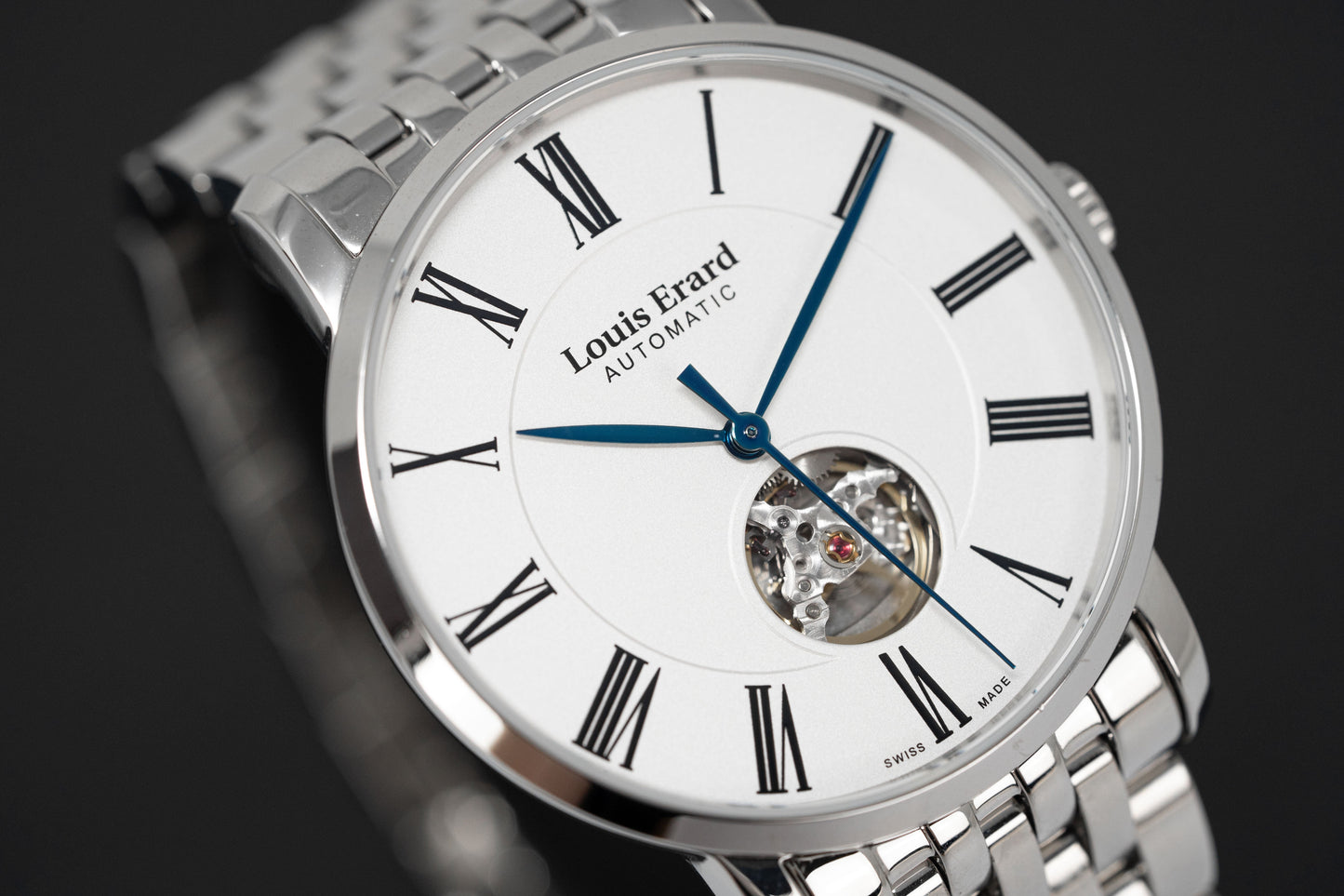 Louis Erard Watch Men's Automatic Excellence Open Balance White 62233AA10.BMA35
