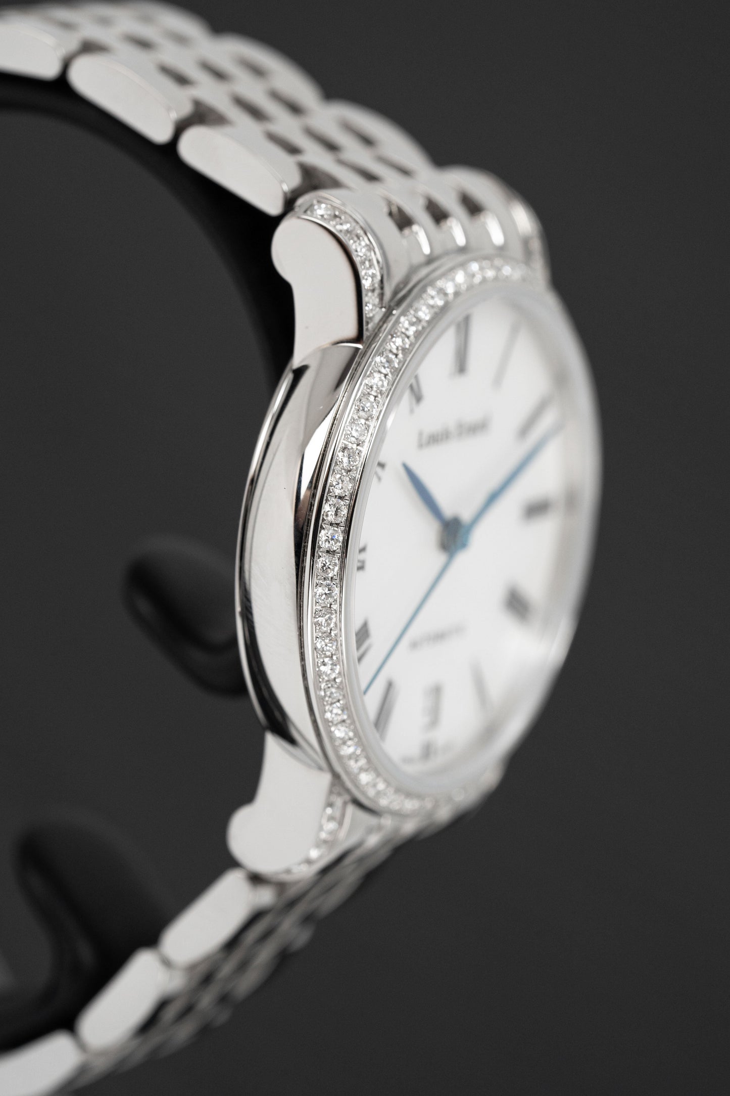 Louis Erard Ladies Diamond Watch Automatic Excellence White Mother of Pearl 68235FS04.BMA34