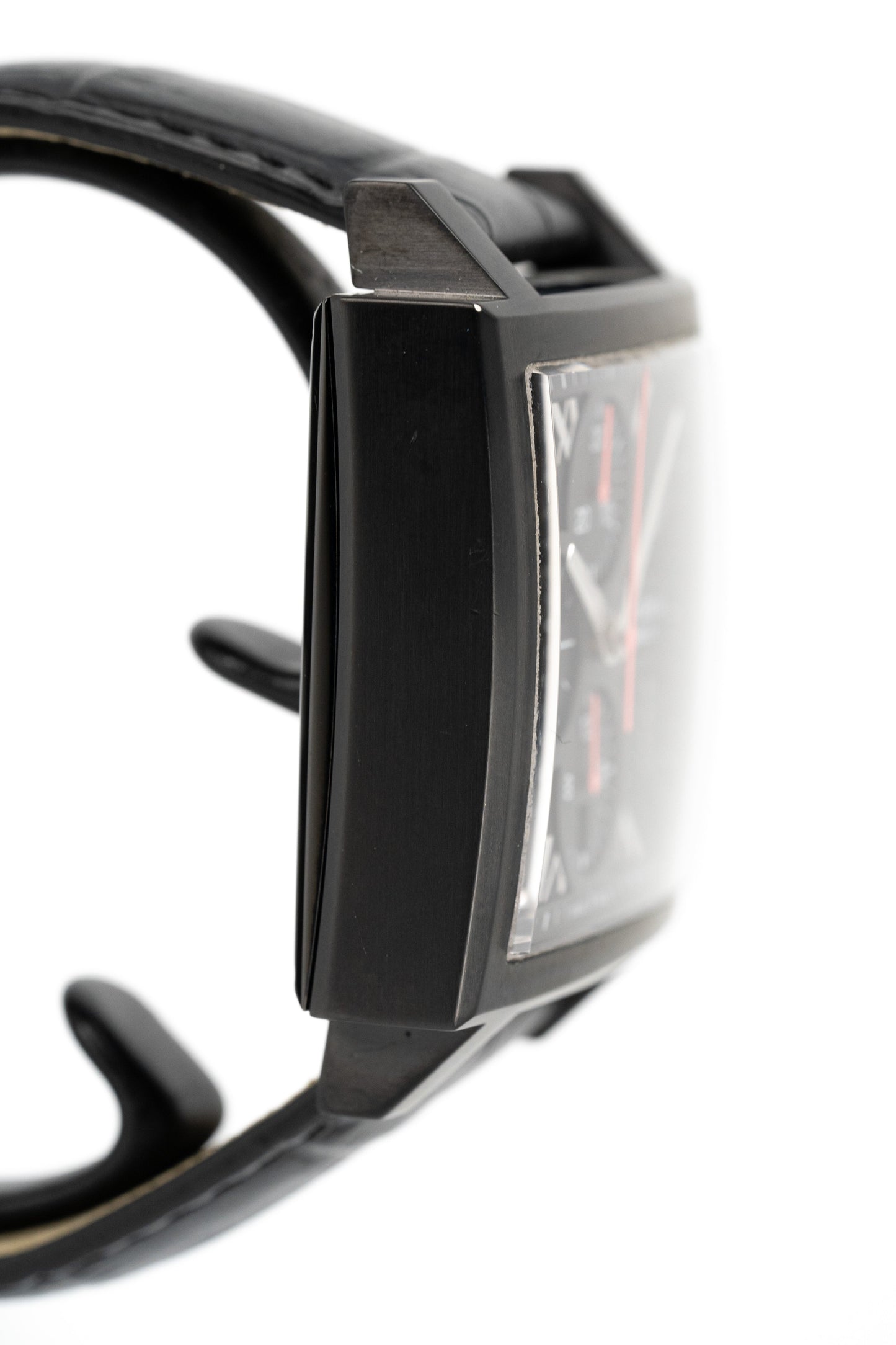 Louis Erard Watch Men's Black PVD Square Automatic Chronograph 77504AN02.BDC34