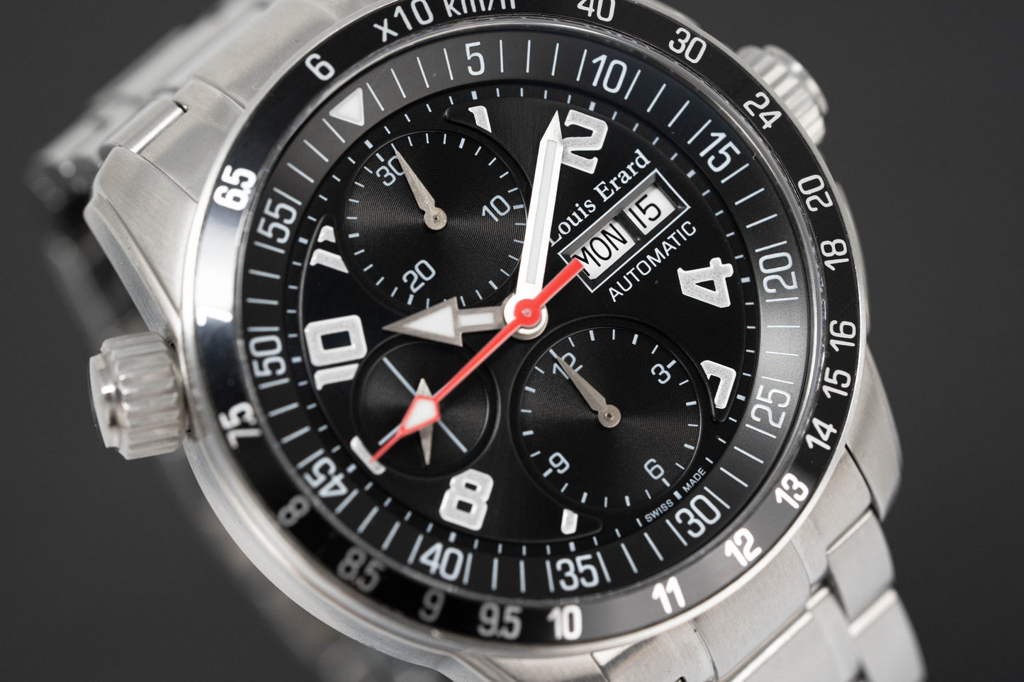 Louis Erard Watch Men's La Sportive Automatic Chronograph 78420AS02.BDE01
