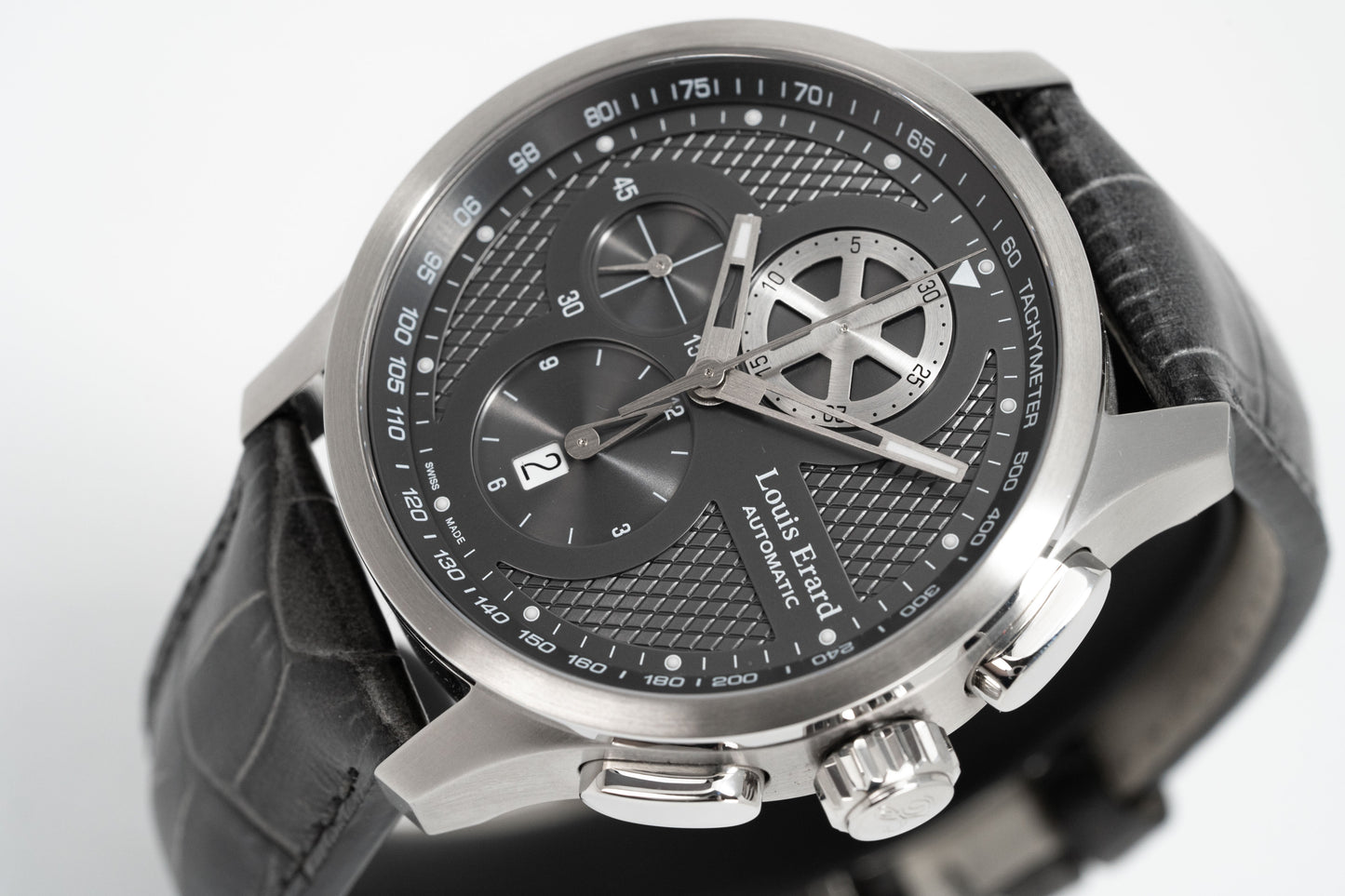 Louis Erard Automatic Watch 1931 Chronograph Grey 79220AA23.BDC56