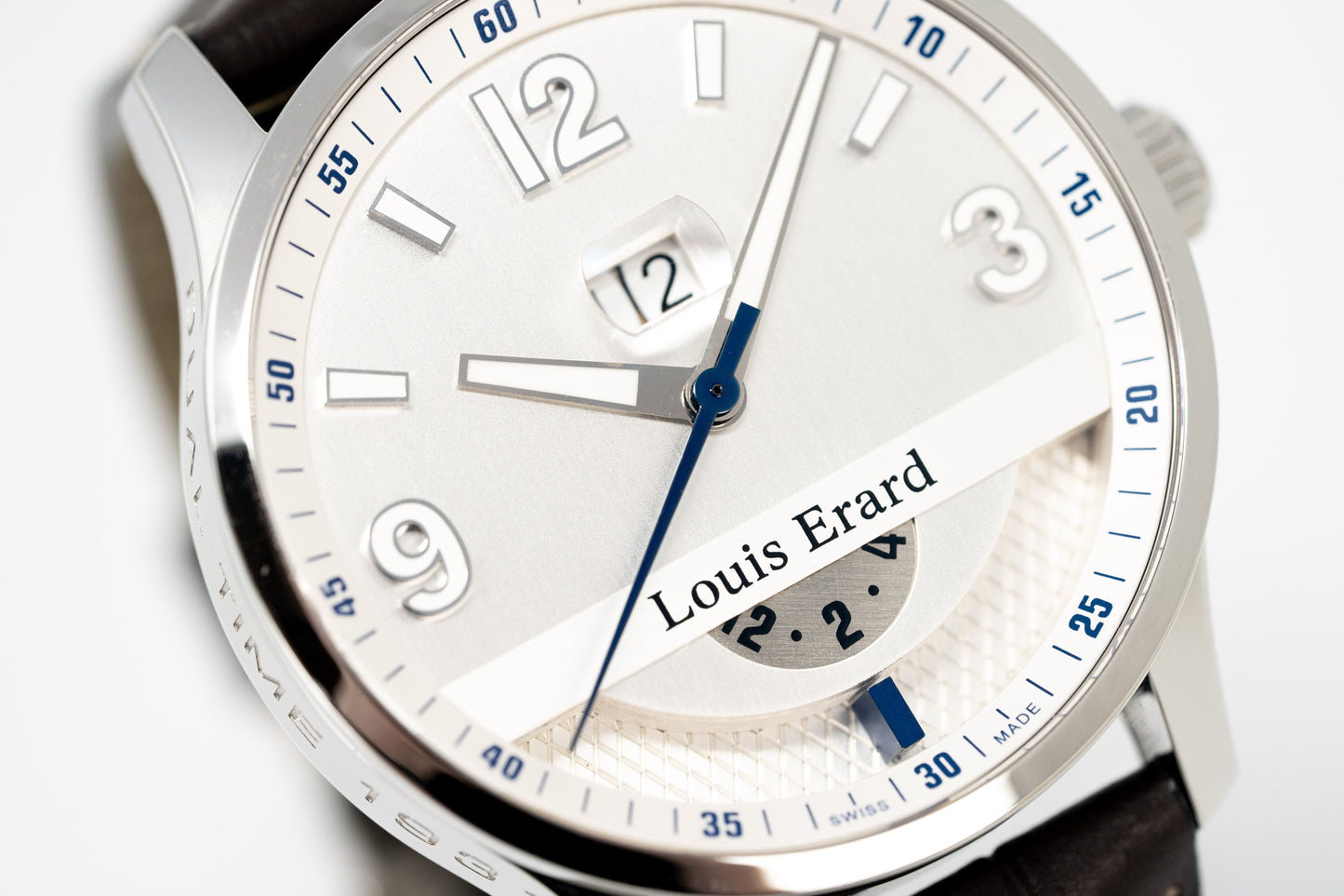 Louis Erard Men's Watch Dual Time 1931 Silver 82224AA01.BDC52