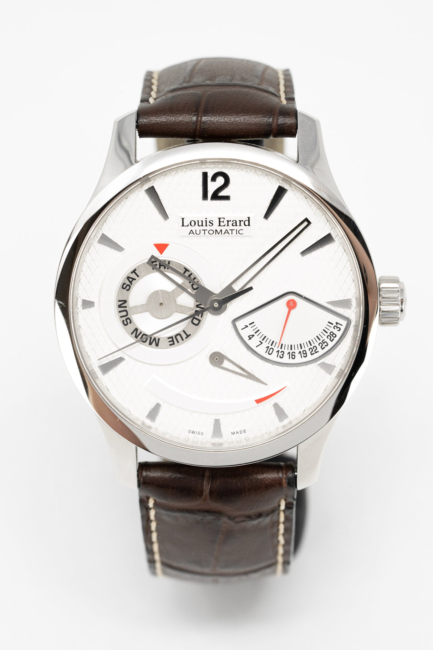 Louis Erard Watch Men's Automatic 1931 Retrograde Silver 87221AA01.BDC52