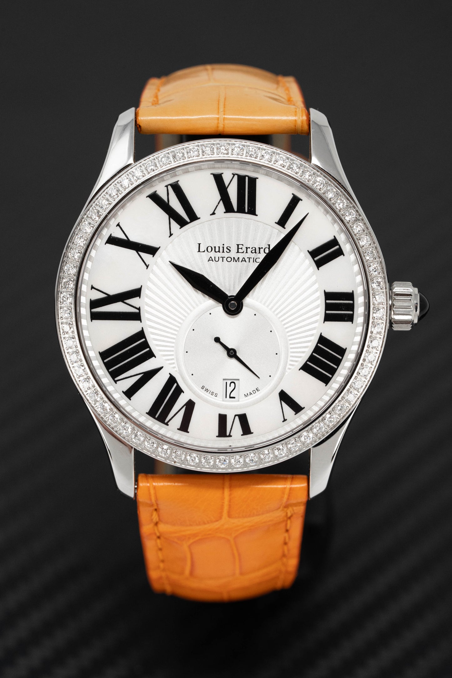 Louis Erard Watch Men's Automatic Emotion Diamond Orange 92310SE01.BDA04