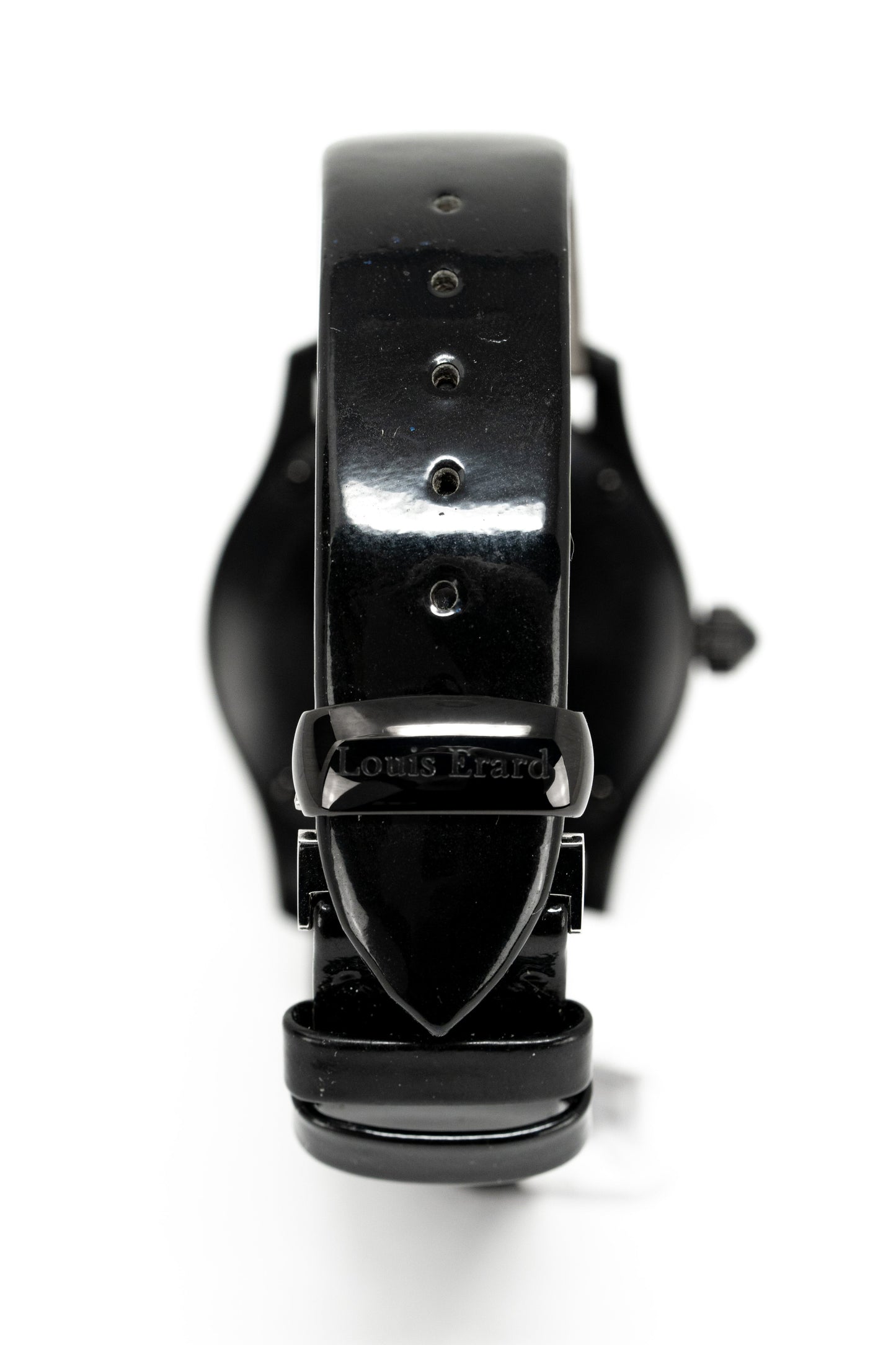 Louis Erard Ladies Watch Emotion Black Diamond Latex Strap 92601NS02.BDV11
