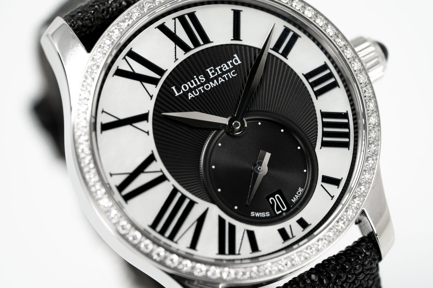 Louis Erard Watch Ladies Automatic Excellence Diamond Black 92602SE02.BDG02