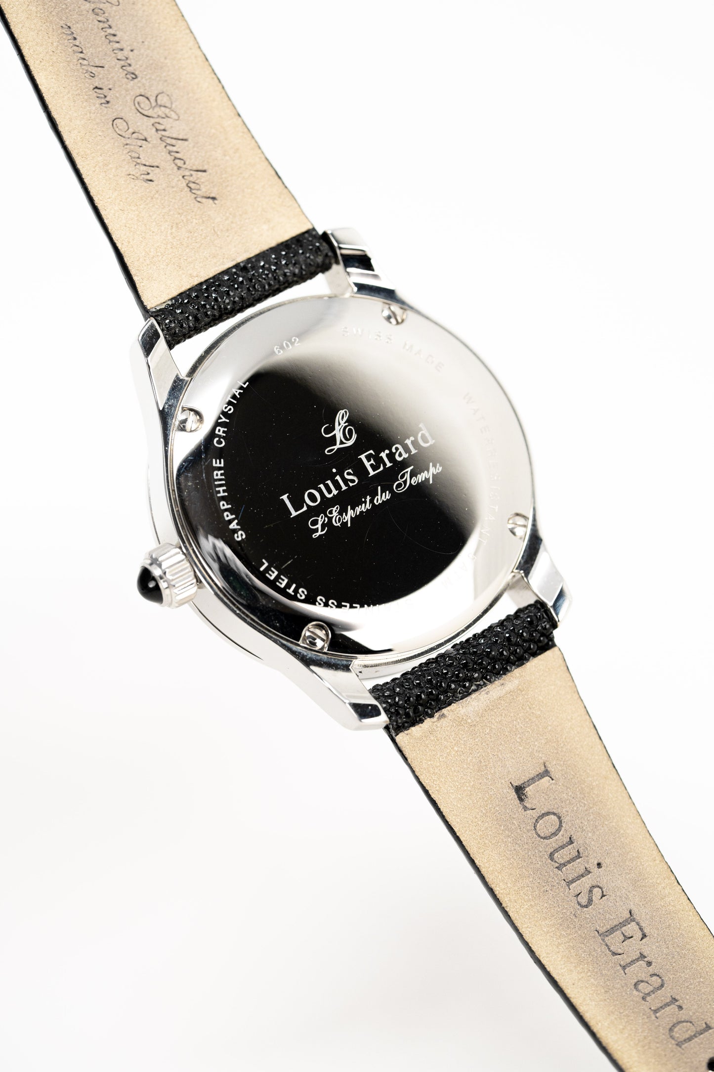 Louis Erard Watch Ladies Automatic Excellence Diamond Black 92602SE02.BDG02