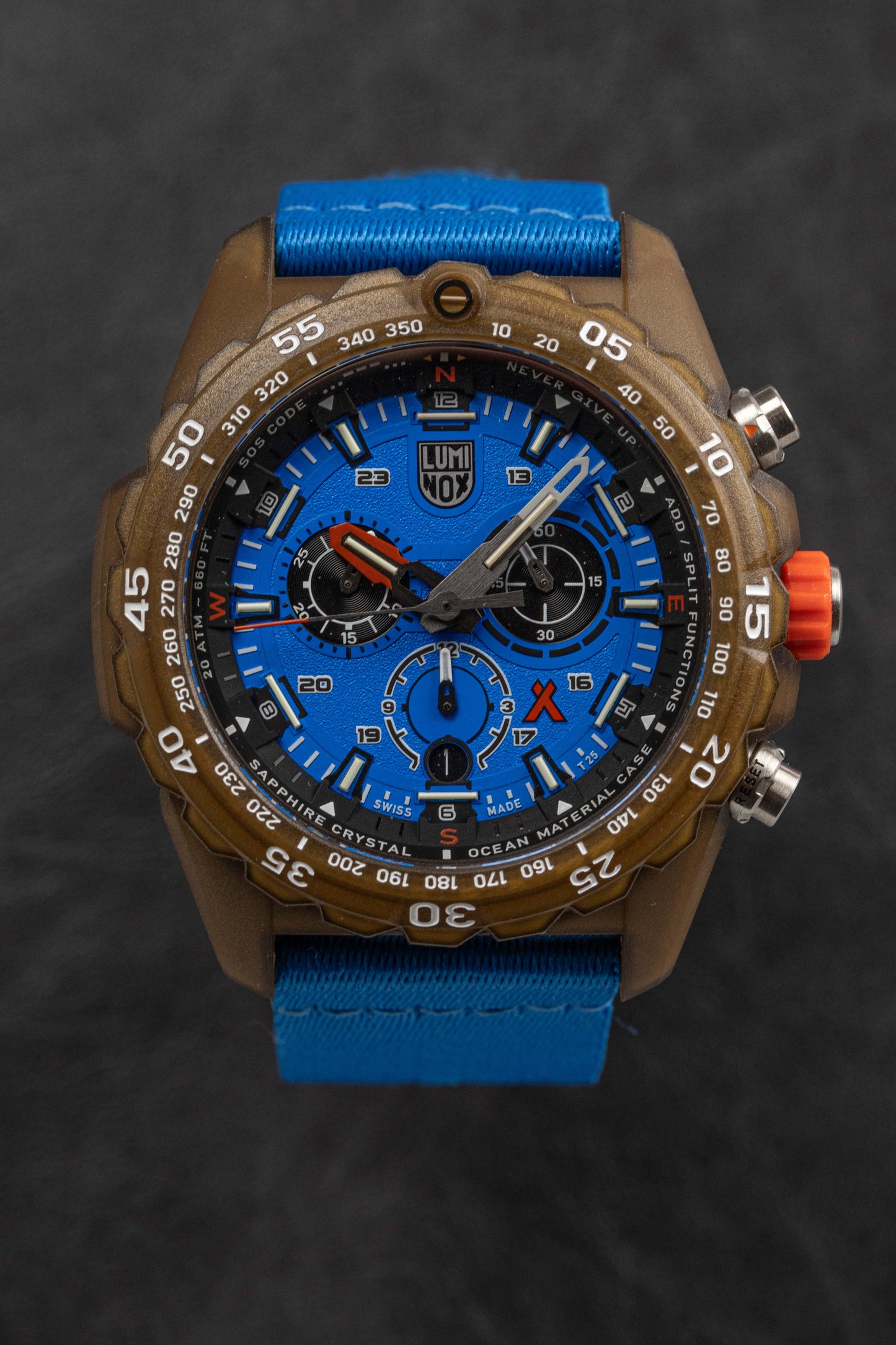 Luminox Watch Bear Grylls Survival ECO Master Blue XB.3743.ECO