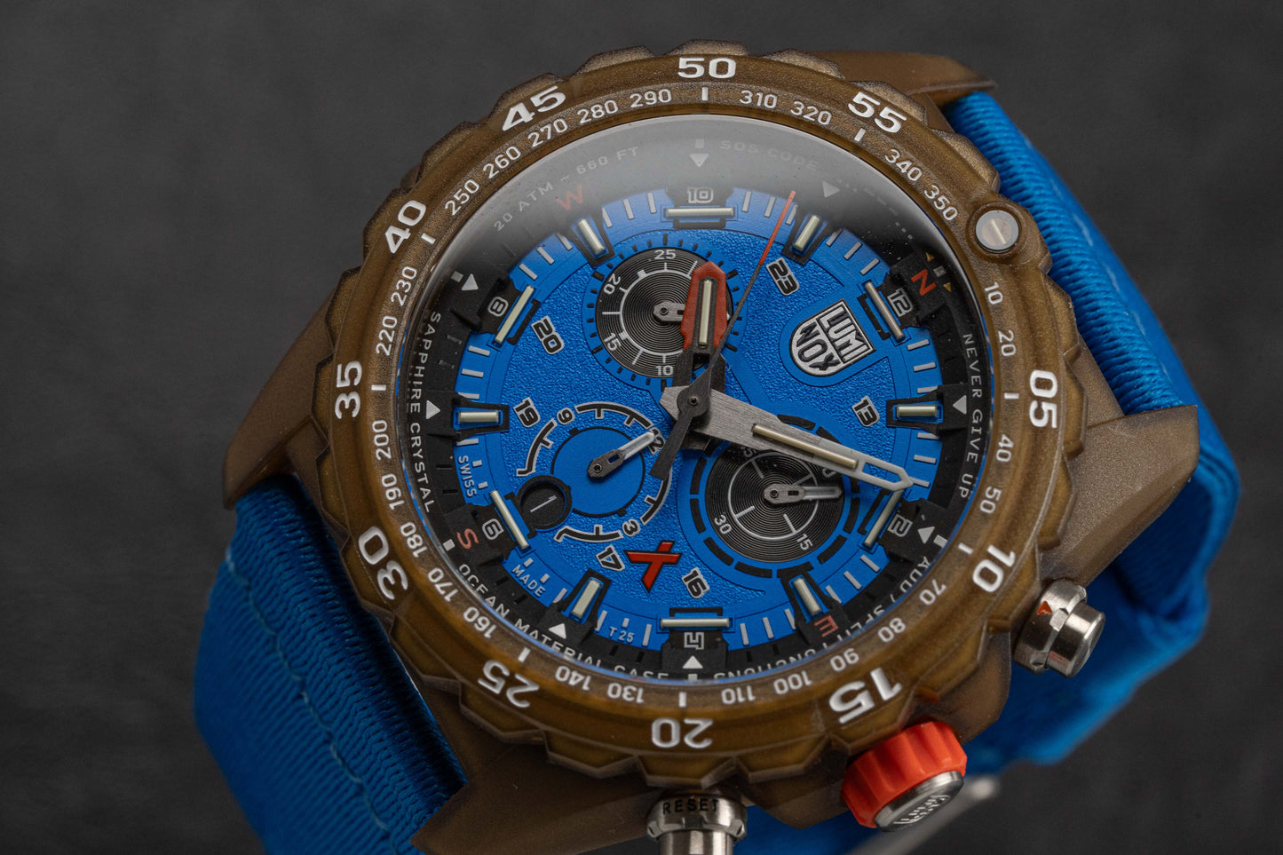 Luminox Watch Bear Grylls Survival ECO Master Blue XB.3743.ECO