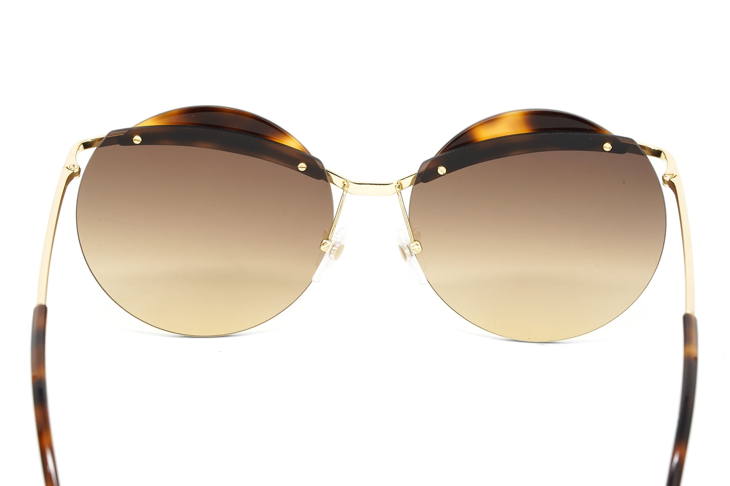 Marc Jacobs Women's Gold Round Sunglasses Brown Tortoise MARC 102/S J5G