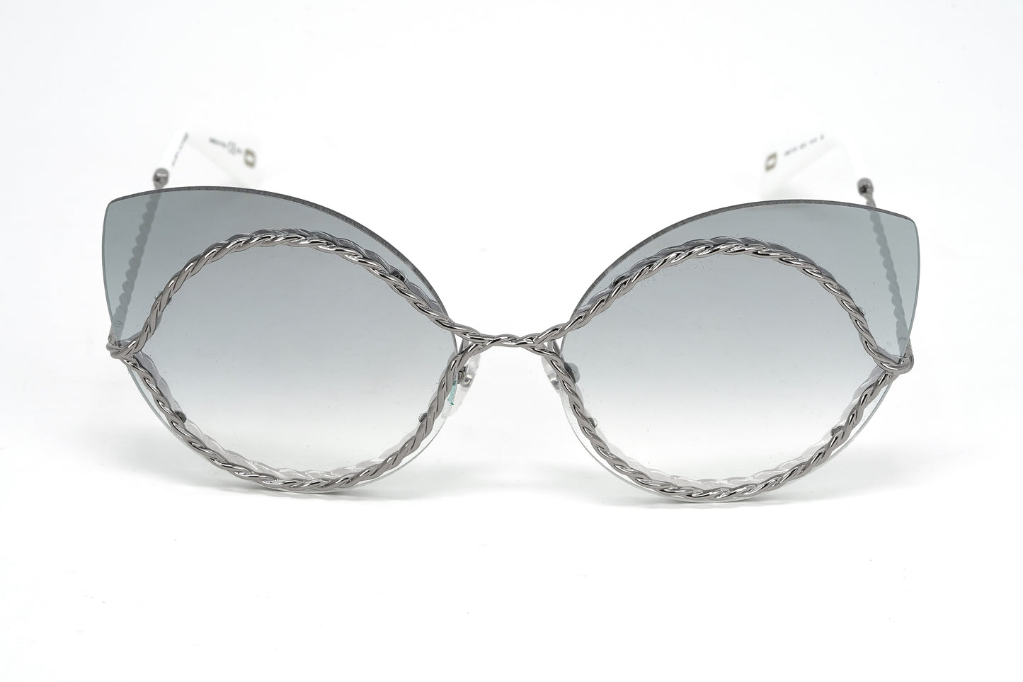 Marc Jacobs Women's Cat Eye Sunglasses Rimless Gradient Grey MARC 161/S 6LB