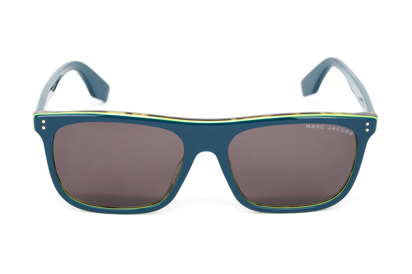 Marc Jacobs Men's Rectangular Sunglasses Flat Top Turquoise MARC 393/S ZI9