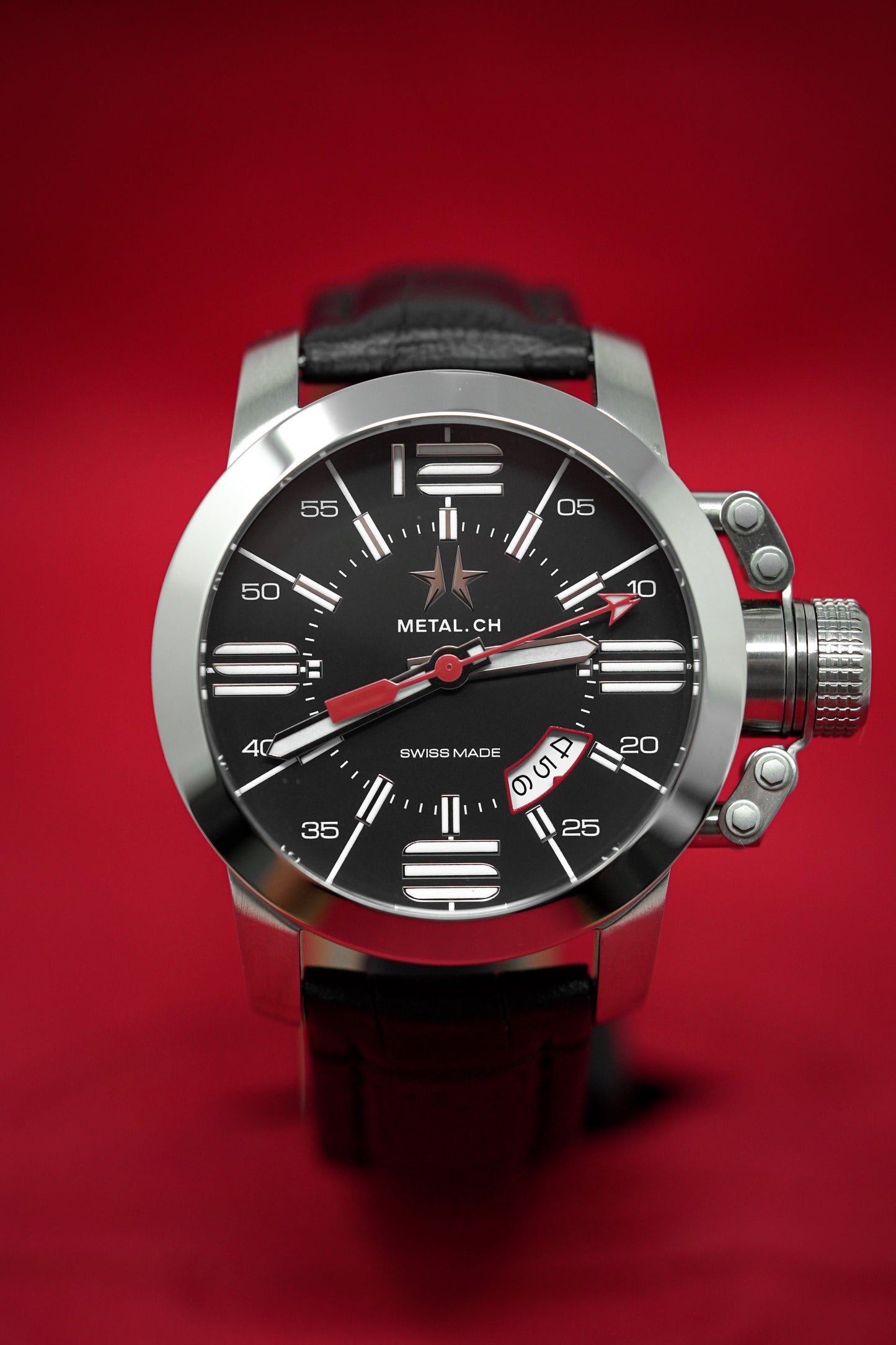 Metal.ch Men's Watch 44mm Black 1120.44