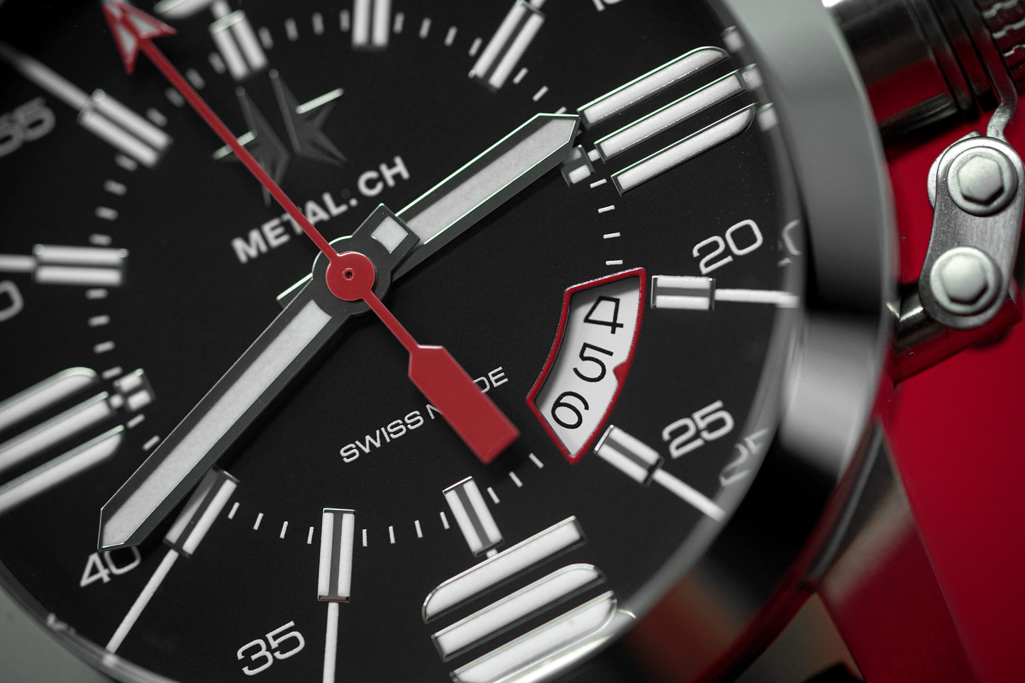Metal.ch Men's Watch 44mm Black 1120.44