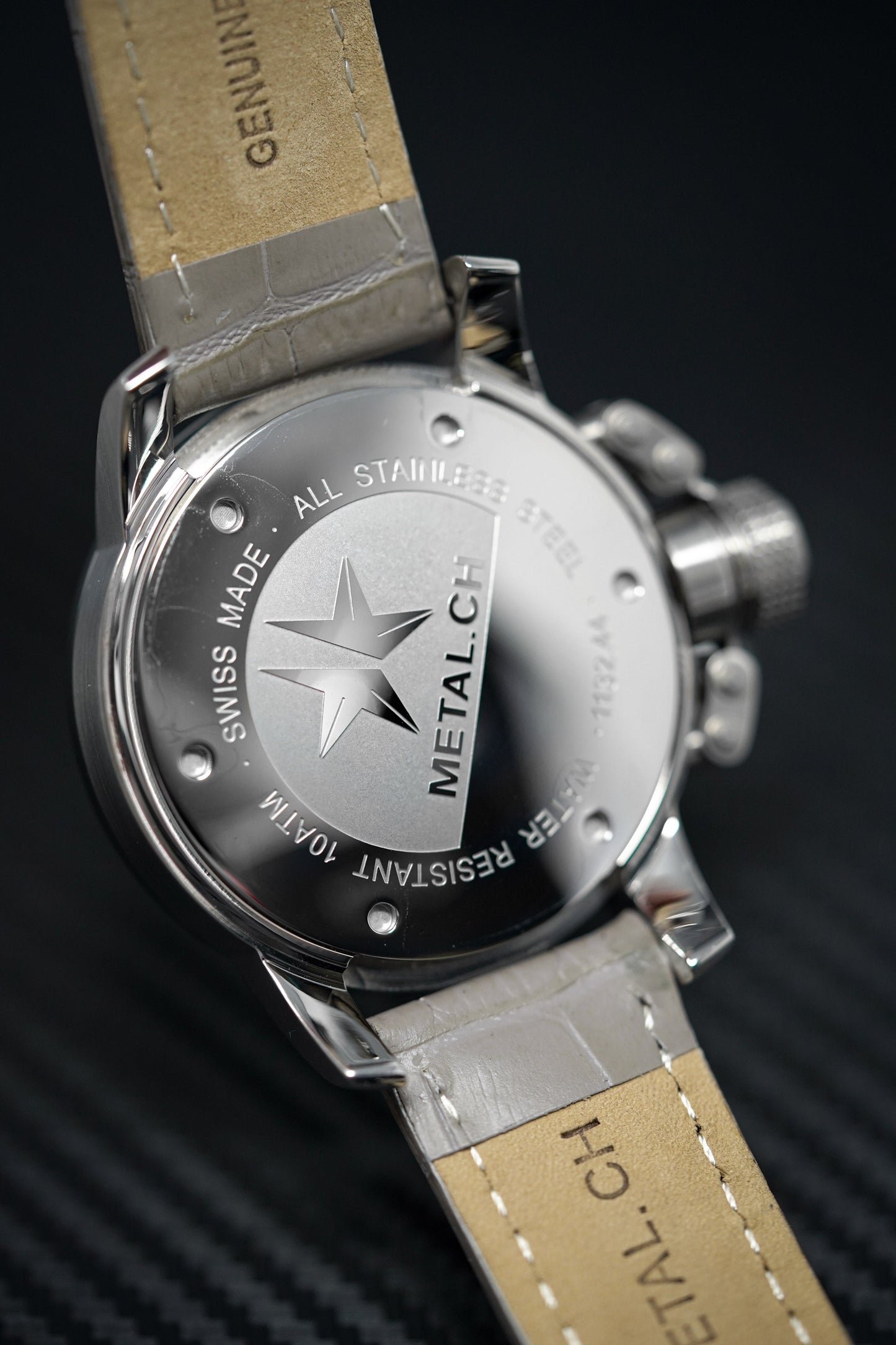 Metal.ch Men's Watch 44mm Grey/White 1132.44