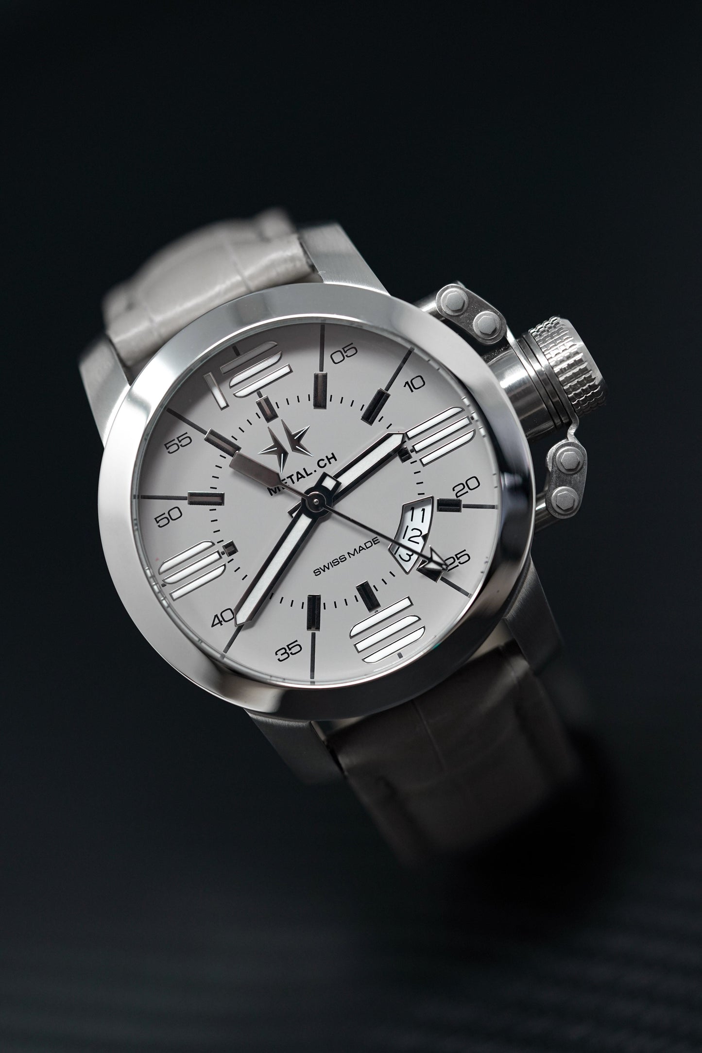 Metal.ch Men's Watch 44mm Grey/White 1132.44