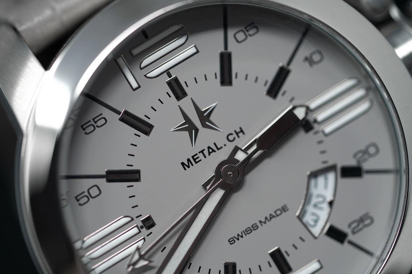 Metal.ch Men's Watch 44mm Grey/White 1132.44