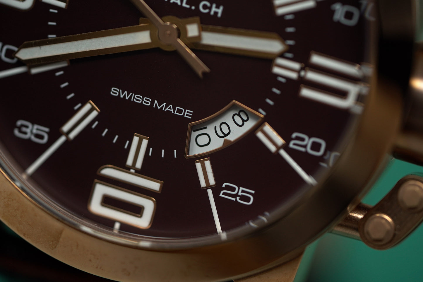 Metal.ch Men's Watch 44mm Black/Rose Gold 1340.44