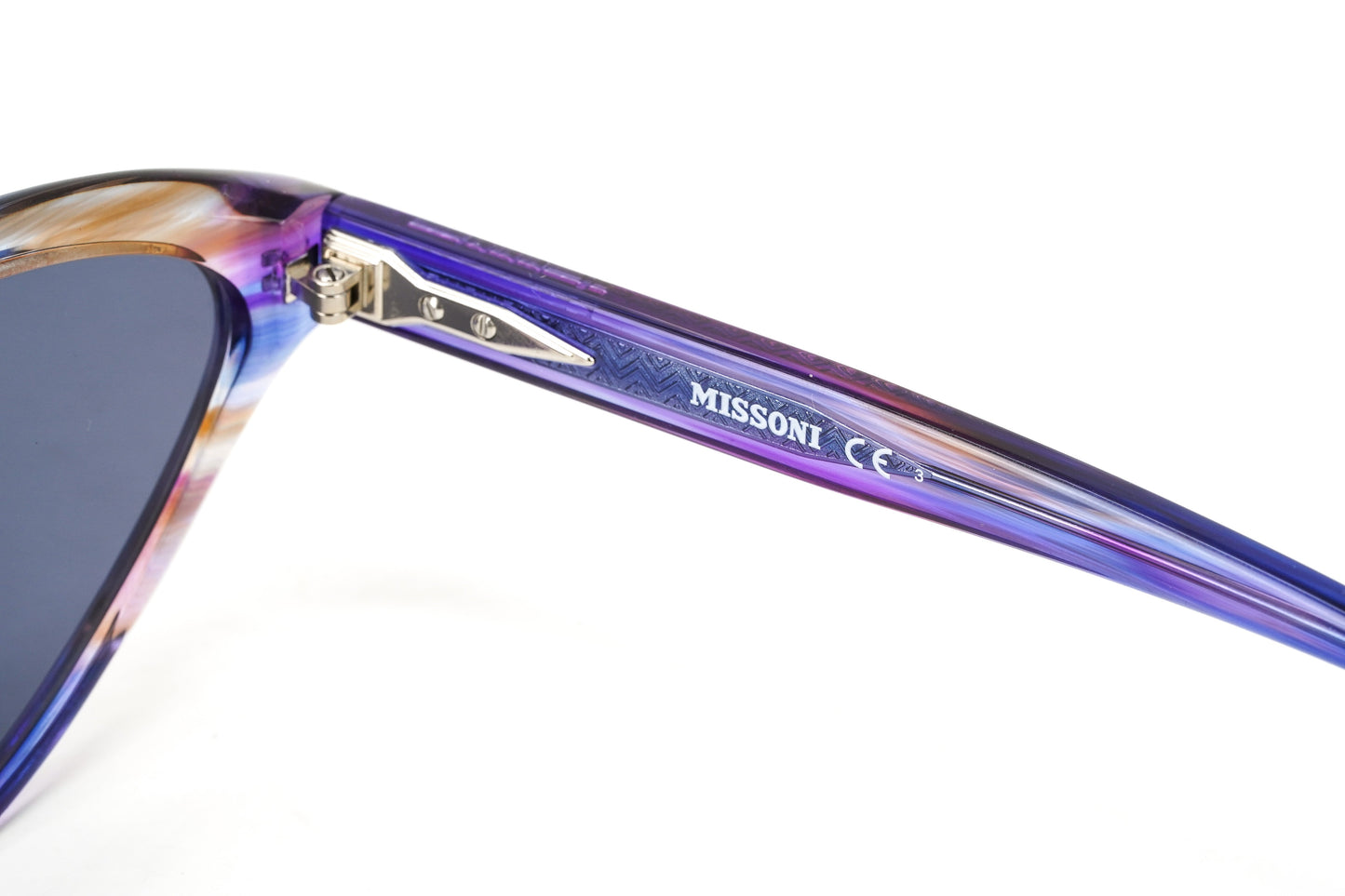 Missoni Women's Sunglasses Cat Eye Blue Violet Horn MIS 0010/S V43