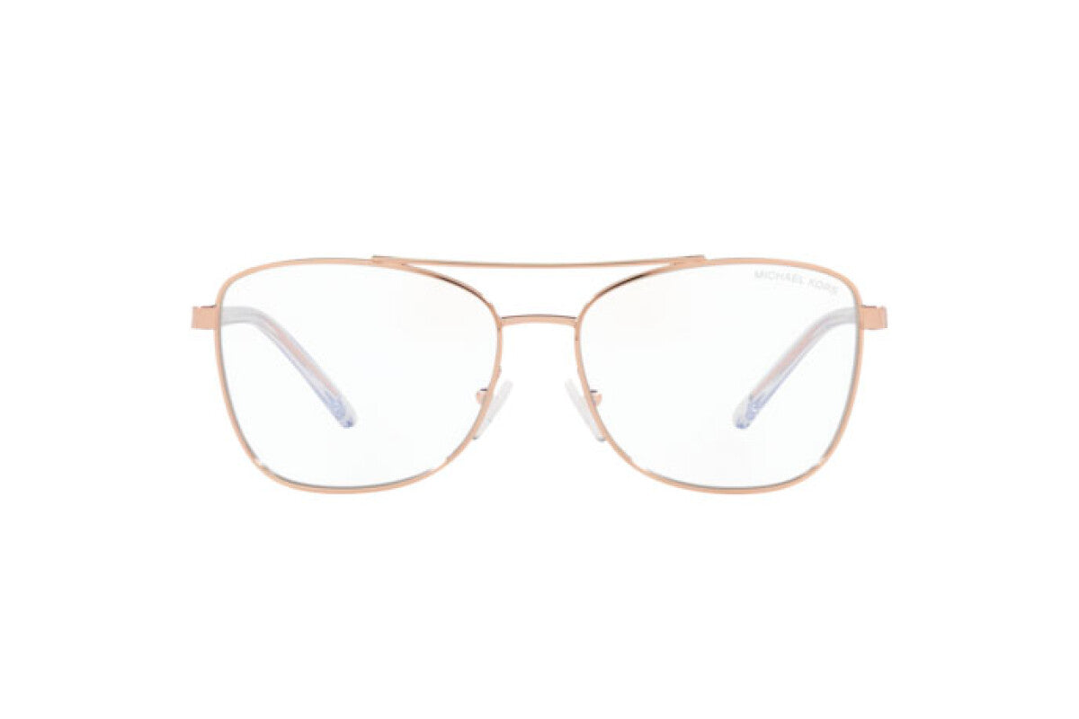 Michael Kors Women's Sunglasses Browline Stratton Rose Gold MK10961108SB