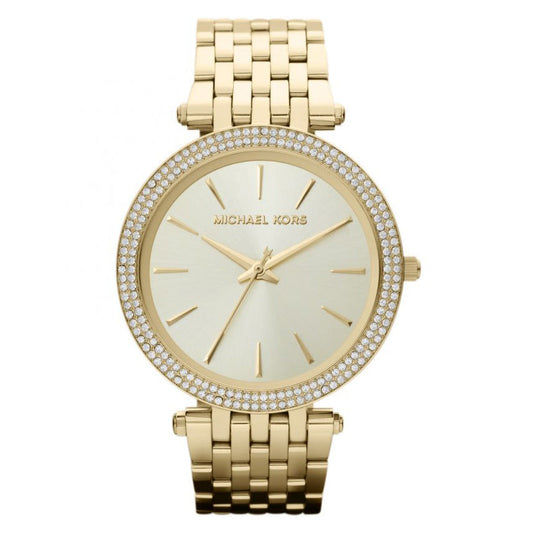 Michael Kors Ladies Watch Darci Yellow Gold MK3191