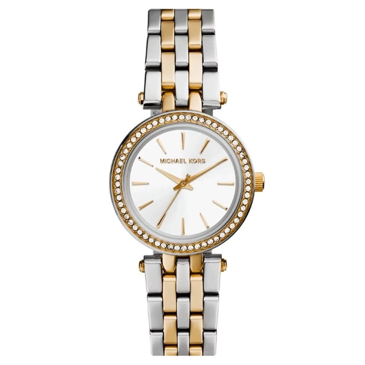 Michael Kors Ladies Watch Darci Mini 26mm Two Tone Rose Gold MK3323