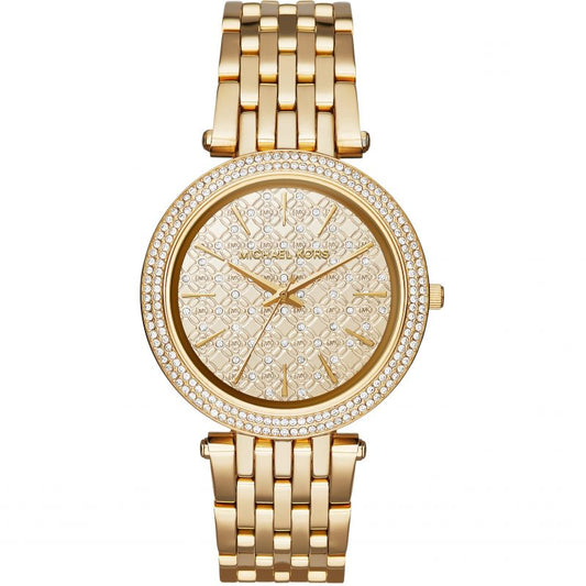 Michael Kors Ladies Watch Darci 39mm Yellow Gold MK3398