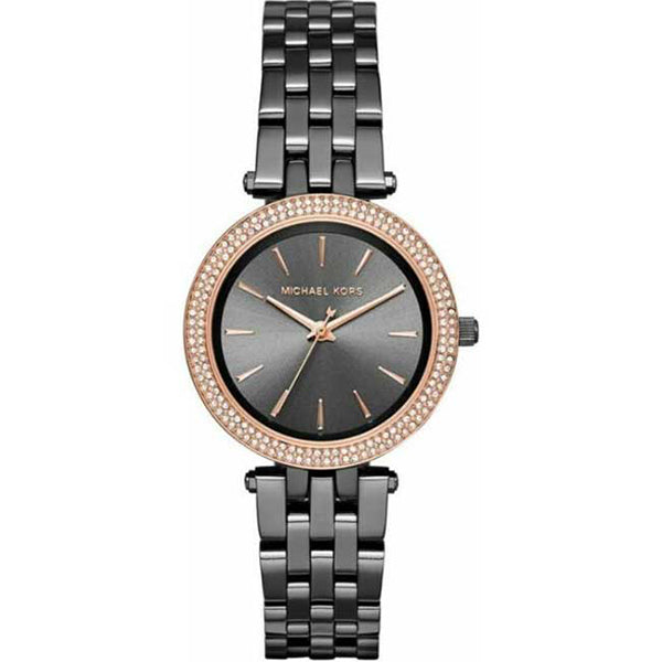 Michael Kors Ladies Watch Mini Darci 33mm Black MK3432