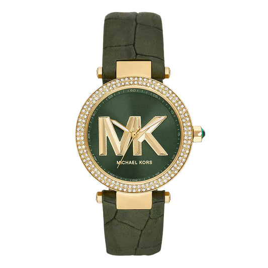 Michael Kors Ladies Watch Parker 39mm Green MK4724