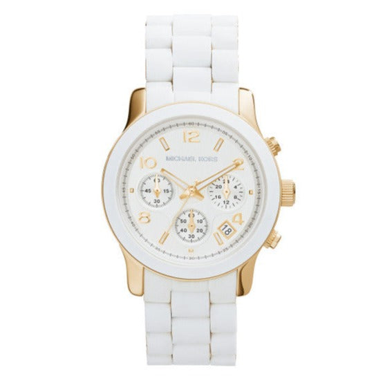 Michael Kors Ladies Watch Runway 38mm White MK5145