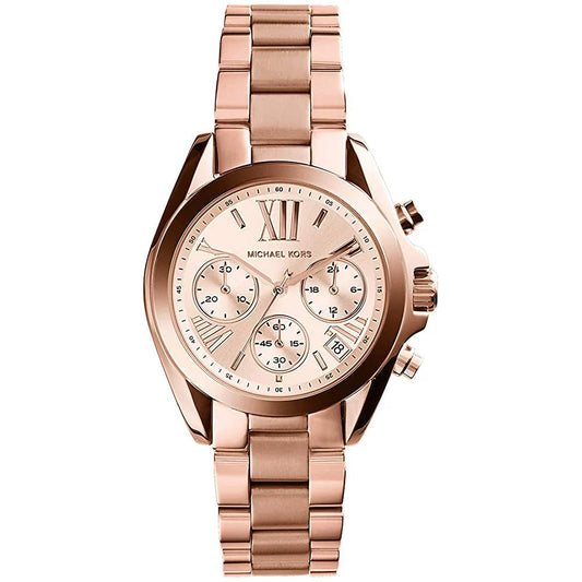 Michael Kors Watch 38mm Rose Gold Bradshaw Chronograph MK5799