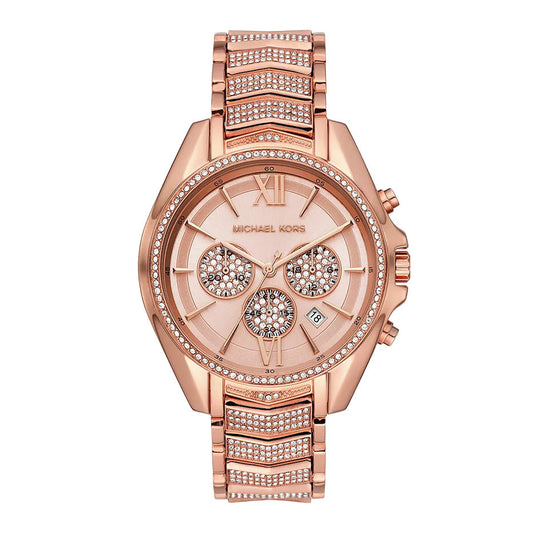 Michael Kors Ladies Watch Whitney Chronograph 44mm Rose Gold MK6730