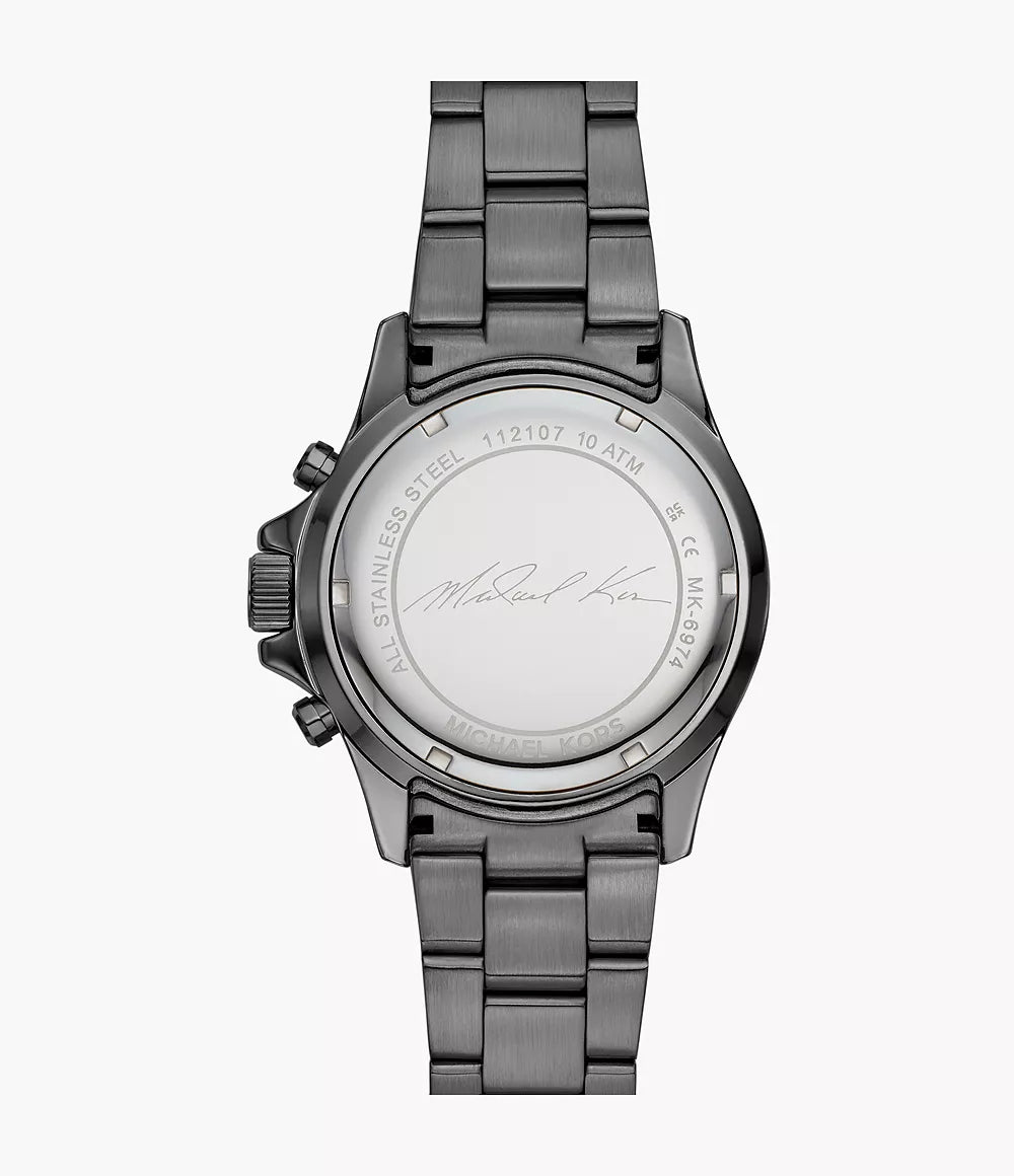 Michael Kors Ladies Watch Everest Chronograph 42mm Gunmetal MK6974