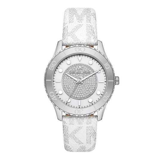 Michael Kors Ladies Watch Runway 40mm Silver MK6998