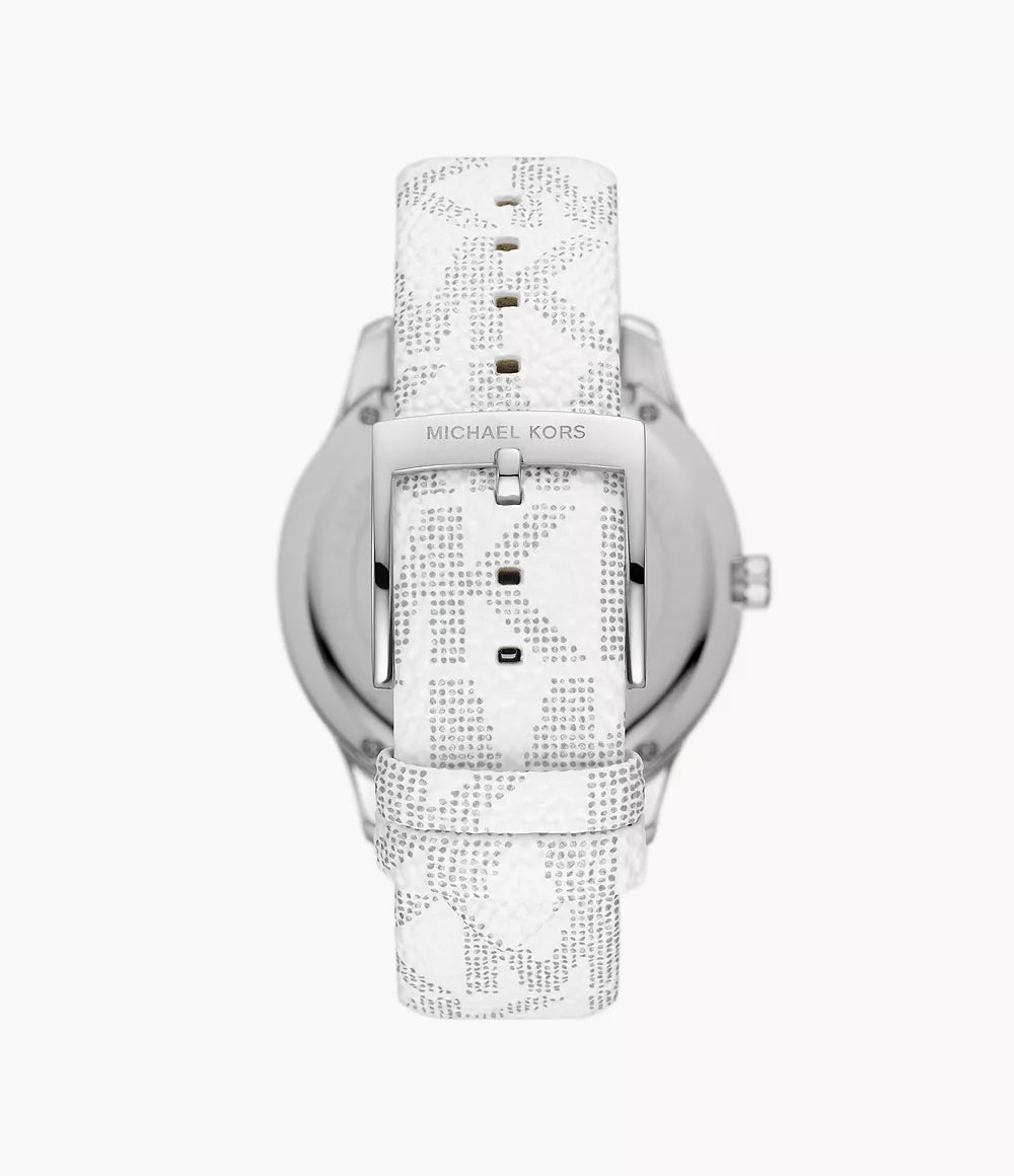 Michael Kors Ladies Watch Runway 40mm Silver MK6998