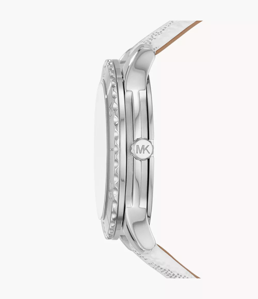 Michael Kors Ladies Watch Runway 40mm Silver MK6998