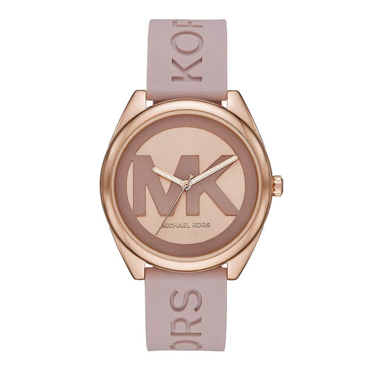 Michael Kors Ladies Watch Janelle 42mm Pink Gold MK7139