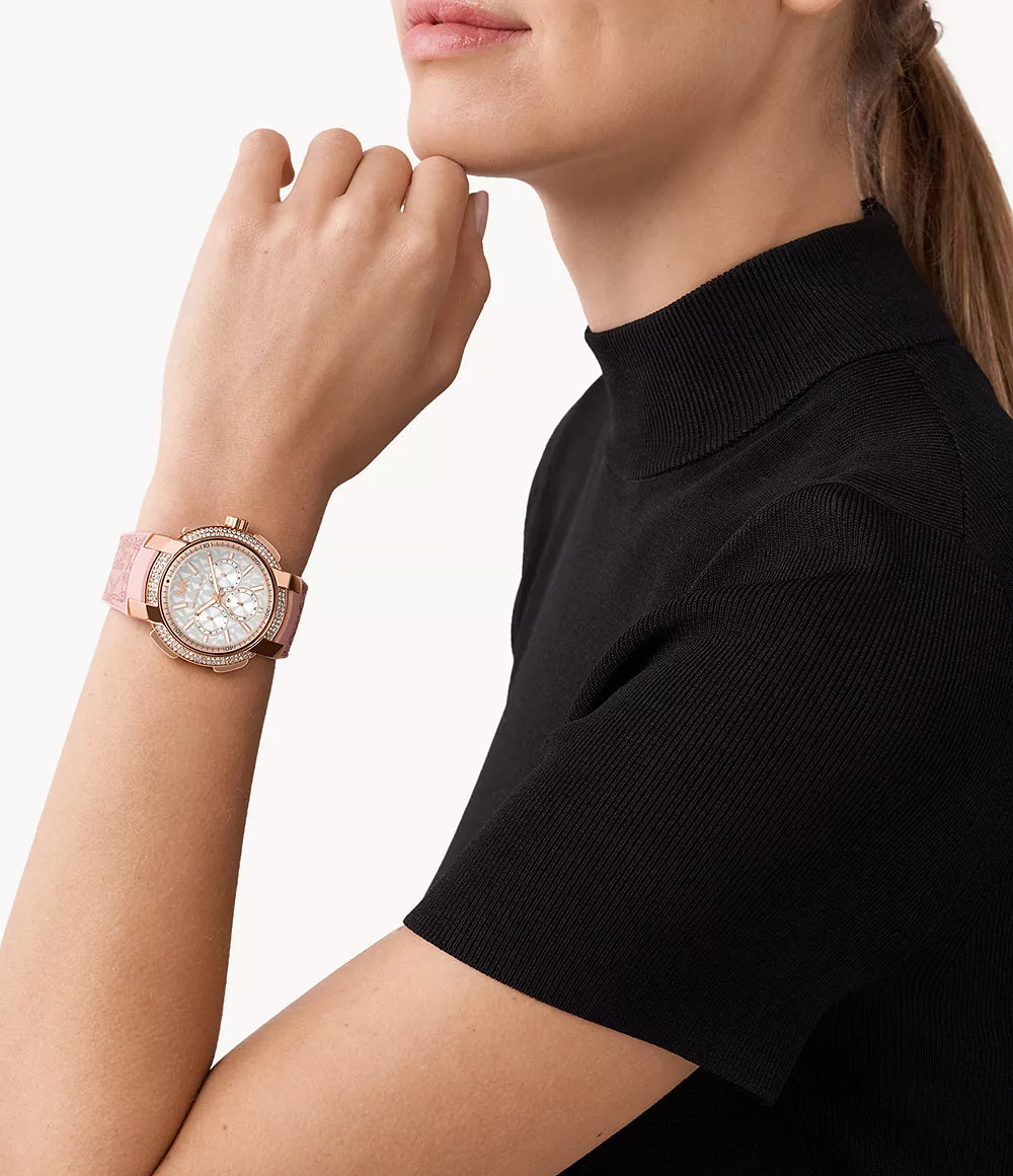 Michael Kors Ladies Watch Sidney Multifunction 42mm Rose Gold MK7222