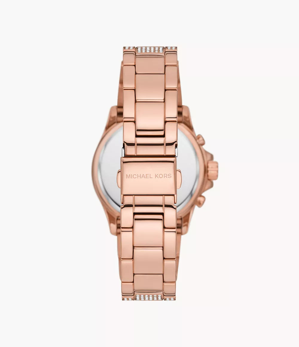 Michael Kors Ladies Watch Everest Chronograph 36mm Rose Gold MK7235
