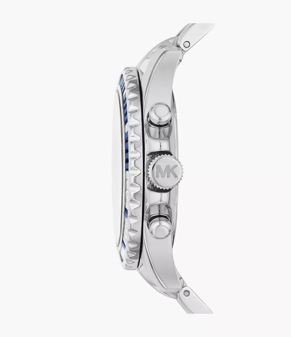 Michael Kors Ladies Watch Everest Chronograph 42mm Blue Silver MK7237