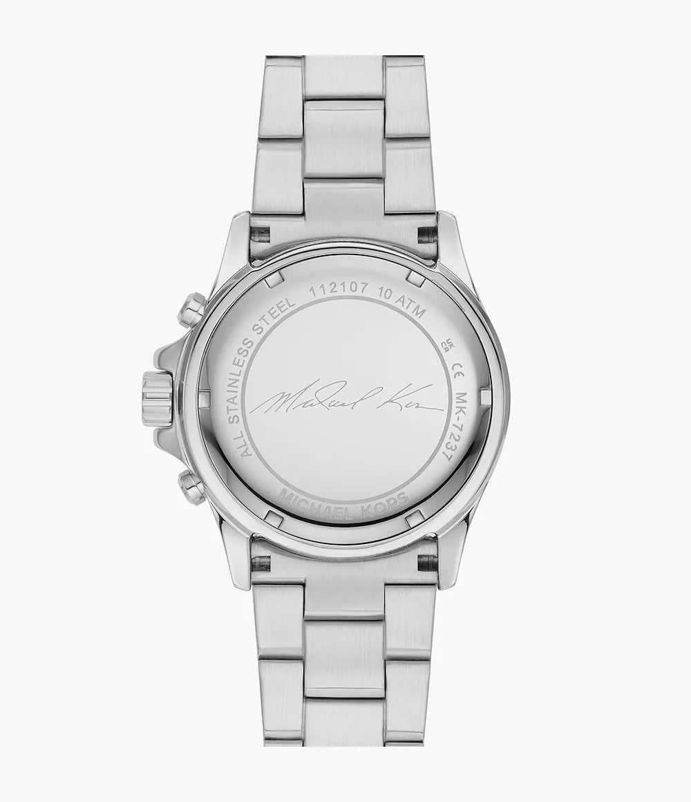 Michael Kors Ladies Watch Everest Chronograph 42mm Blue Silver MK7237