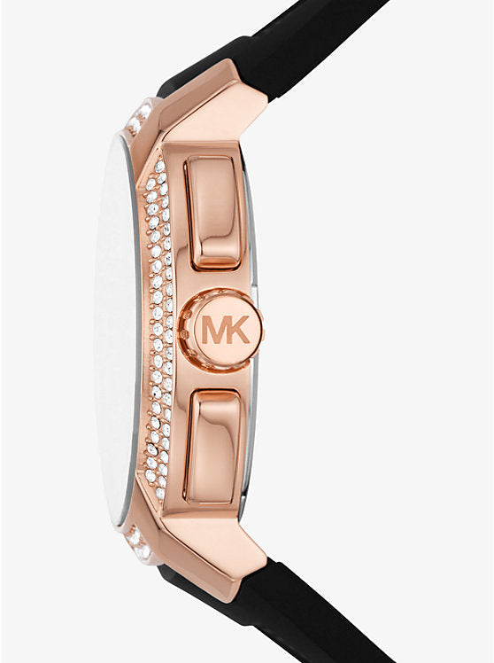 Michael Kors Ladies Watch Sidney Multifunction 42mm Black MK7245