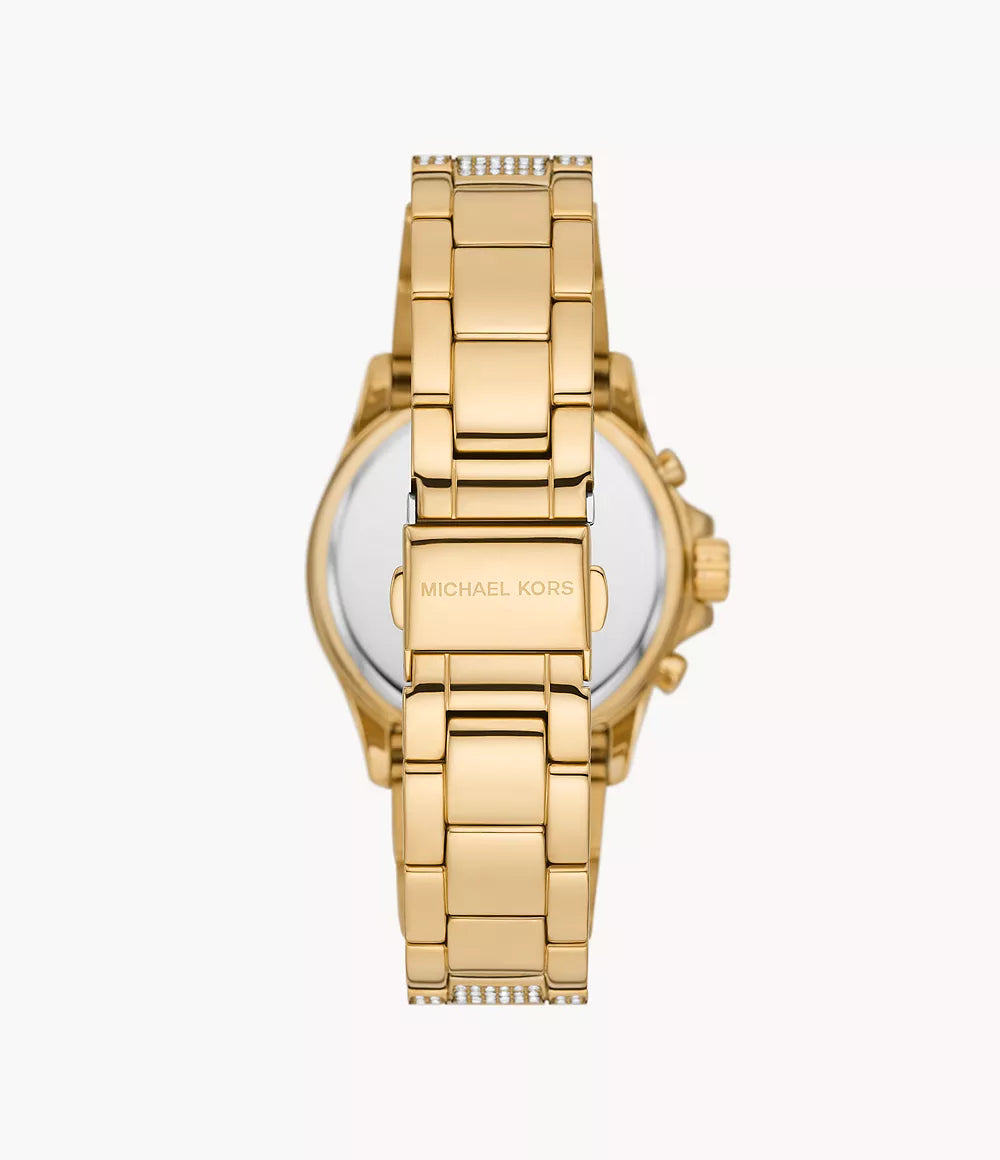 Michael Kors Ladies Watch Everest Chronograph 36mm Gold MK7254