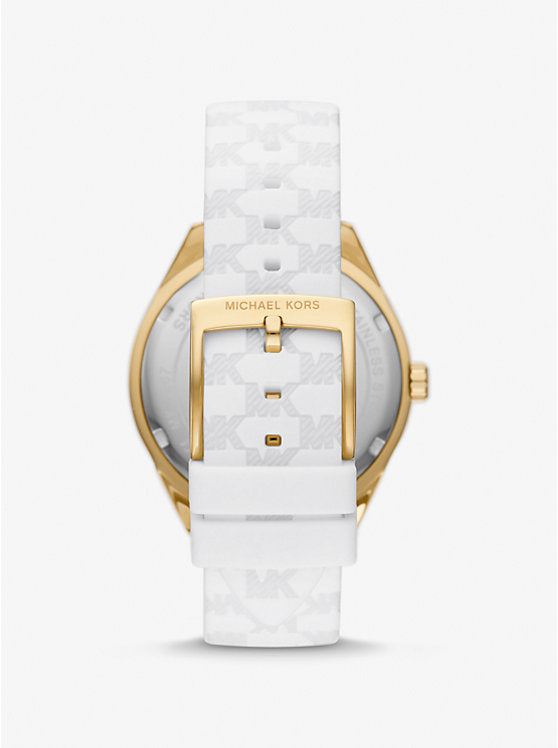Michael Kors Ladies Watch Jessa 40mm Gold White MK7267