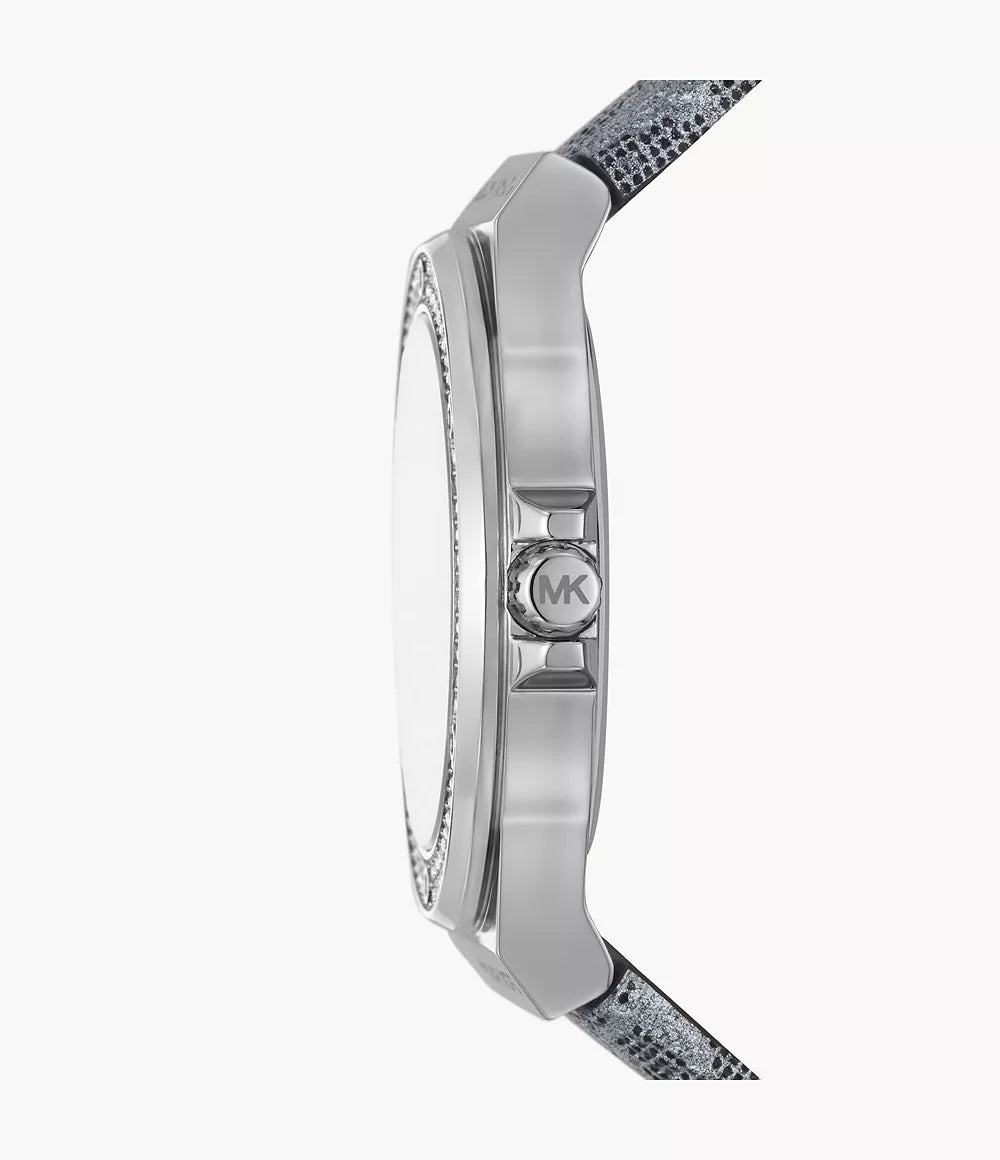 Michael Kors Ladies Watch Lennox 37mm Black Grey MK7309