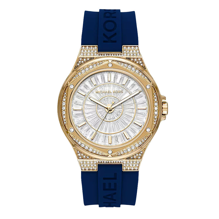 Michael Kors Ladies Watch Lennox 43mm White Blue MK7333