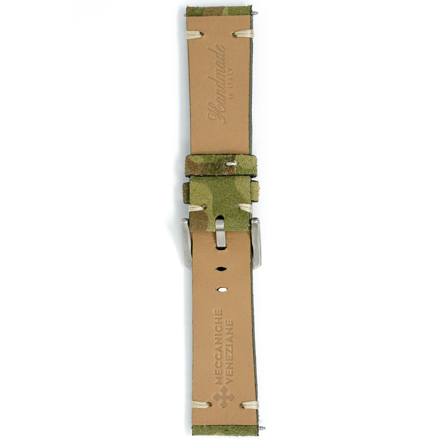 Meccaniche Veneziane Watch Arsenale Green Camo Leather Strap