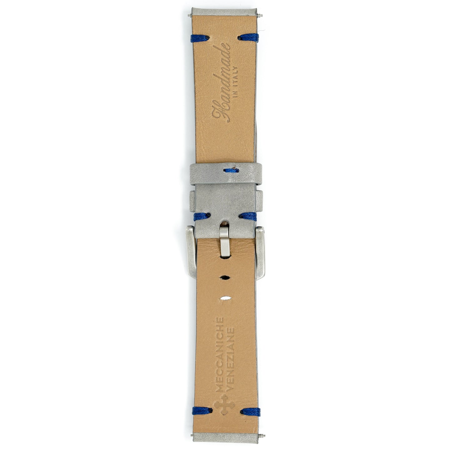 Meccaniche Veneziane Watch Nereide Grey Blue Leather Strap