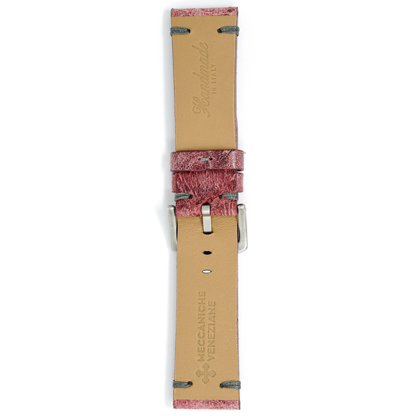 Meccaniche Veneziane Watch Arsenale Red Leather Strap
